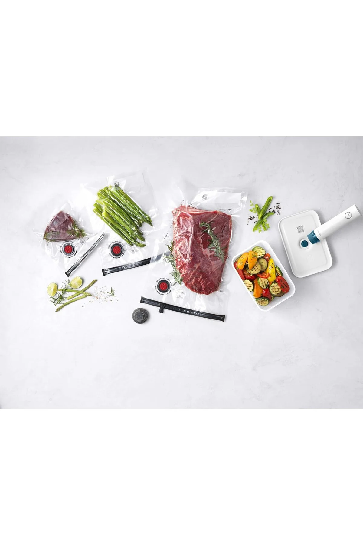 Fresh & Save Vakum Başlangıç Seti, Plastik, 7 Parçalı, Kutu, Pompa ve Torba Dahil, La