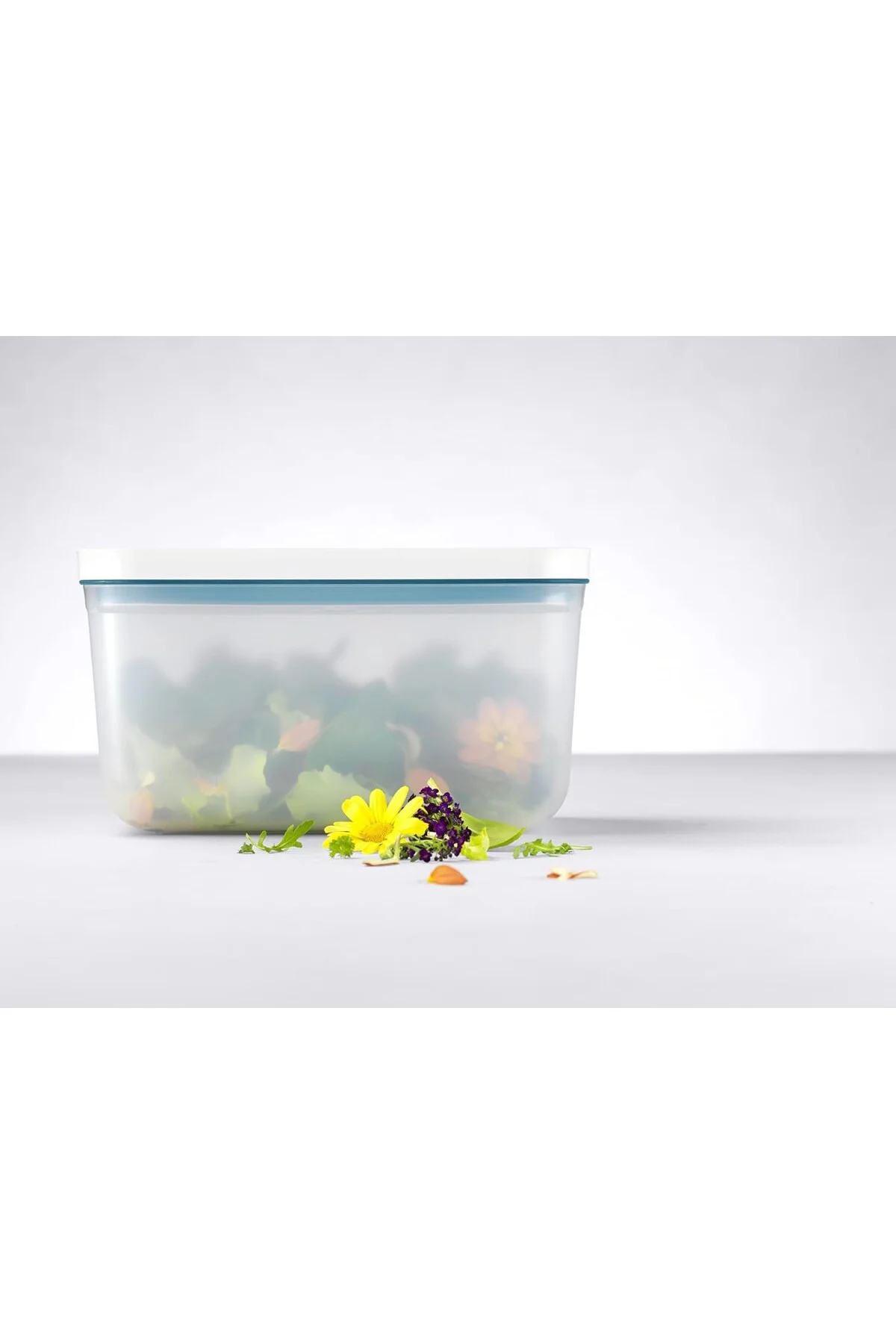 Fresh & Save Vakumlu Saklama Kabı, L, Plastik, Yari Şeffaf-Akdeniz Mavisi Fresh & Save Vakumlu Saklama Kabı, L, Plastik, Yari Şeffaf-Akdeniz Mavisi
