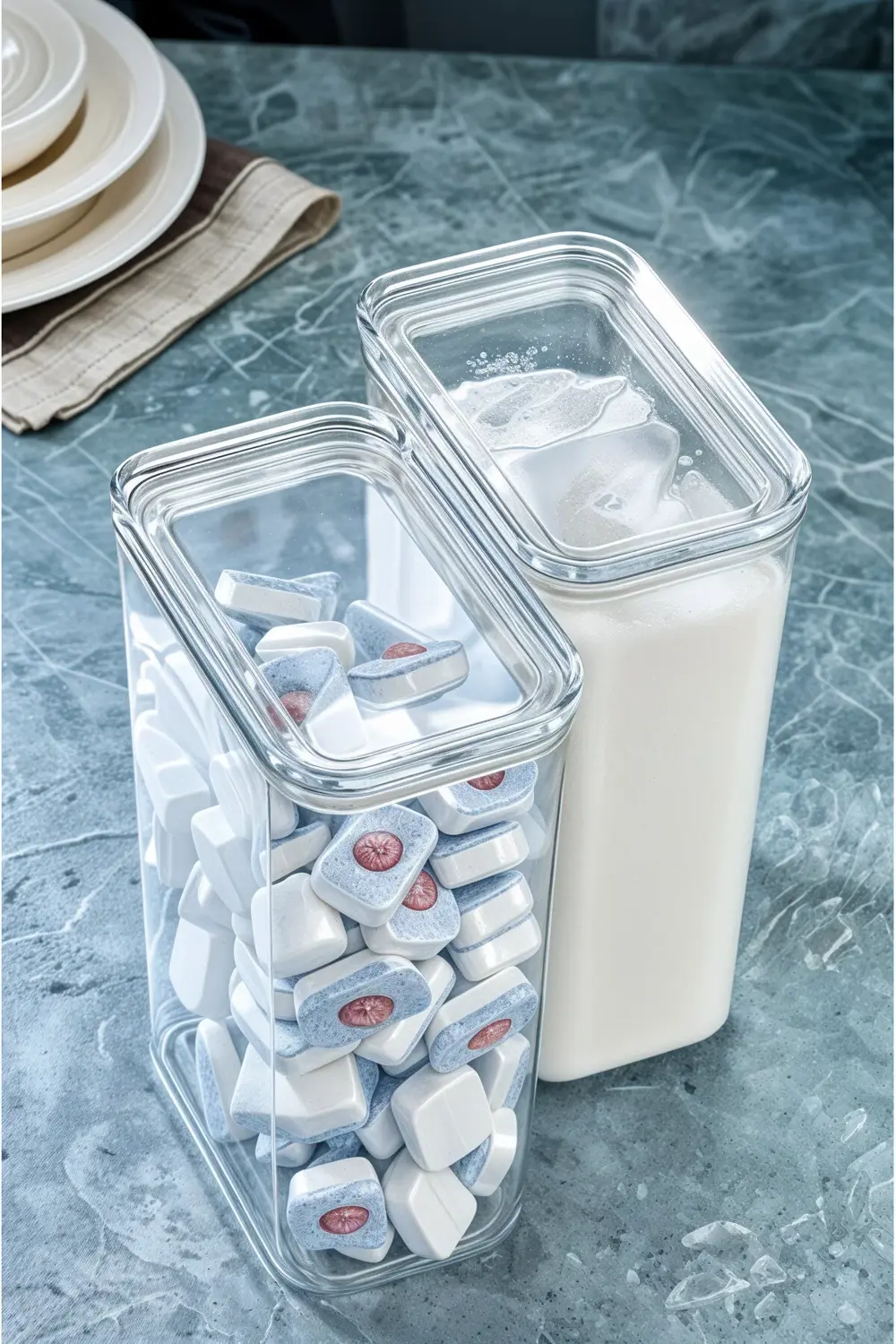 Fresh Star Serisi Plastik Saklama Kabı, Vakum Silikon Conta, 3 Li