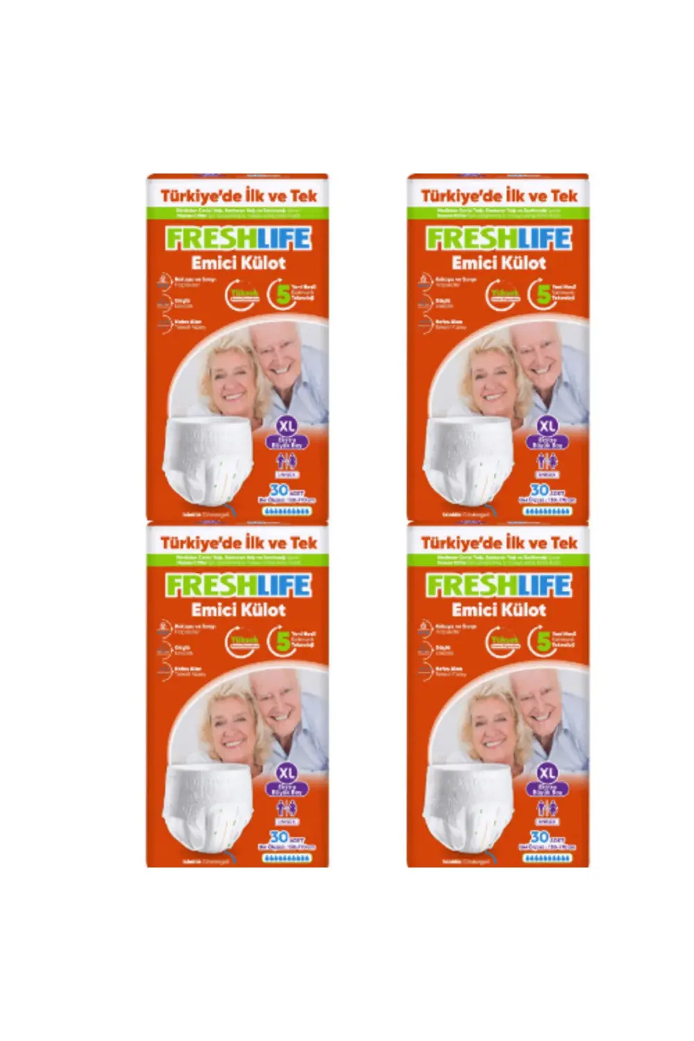 FRESHLİFE EMİCİ KÜLOT XL (EKSTRA BÜYÜK BOY) 120 ADET