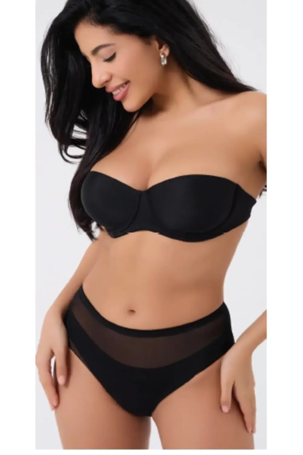 Freshness 0025 Lazer Kesim Tül Yüksek Bel Bato Korse