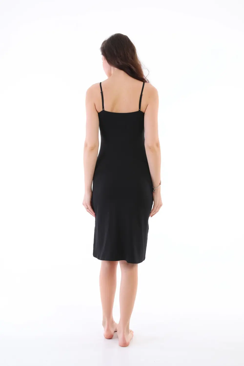 Pilelistore Freshness 3165 Kadın Modal Askılı Jüpon Kombinezon