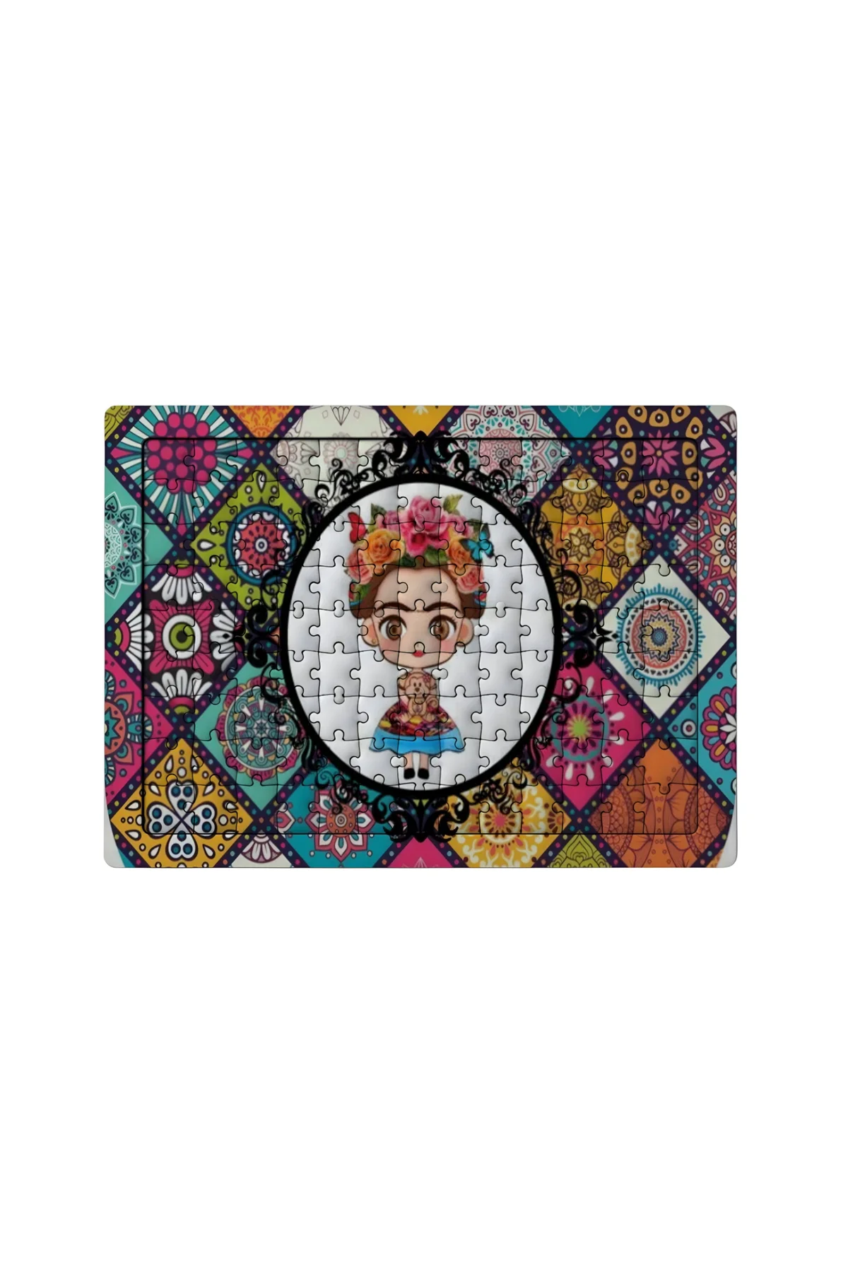 Frida Kahlo 99 Parça Ayaklı Puzzle – Dekoratif Çocuk Yapbozu 0104 Frida Kahlo 99 Parça Ayaklı Puzzle – Dekoratif Çocuk Yapbozu 0104