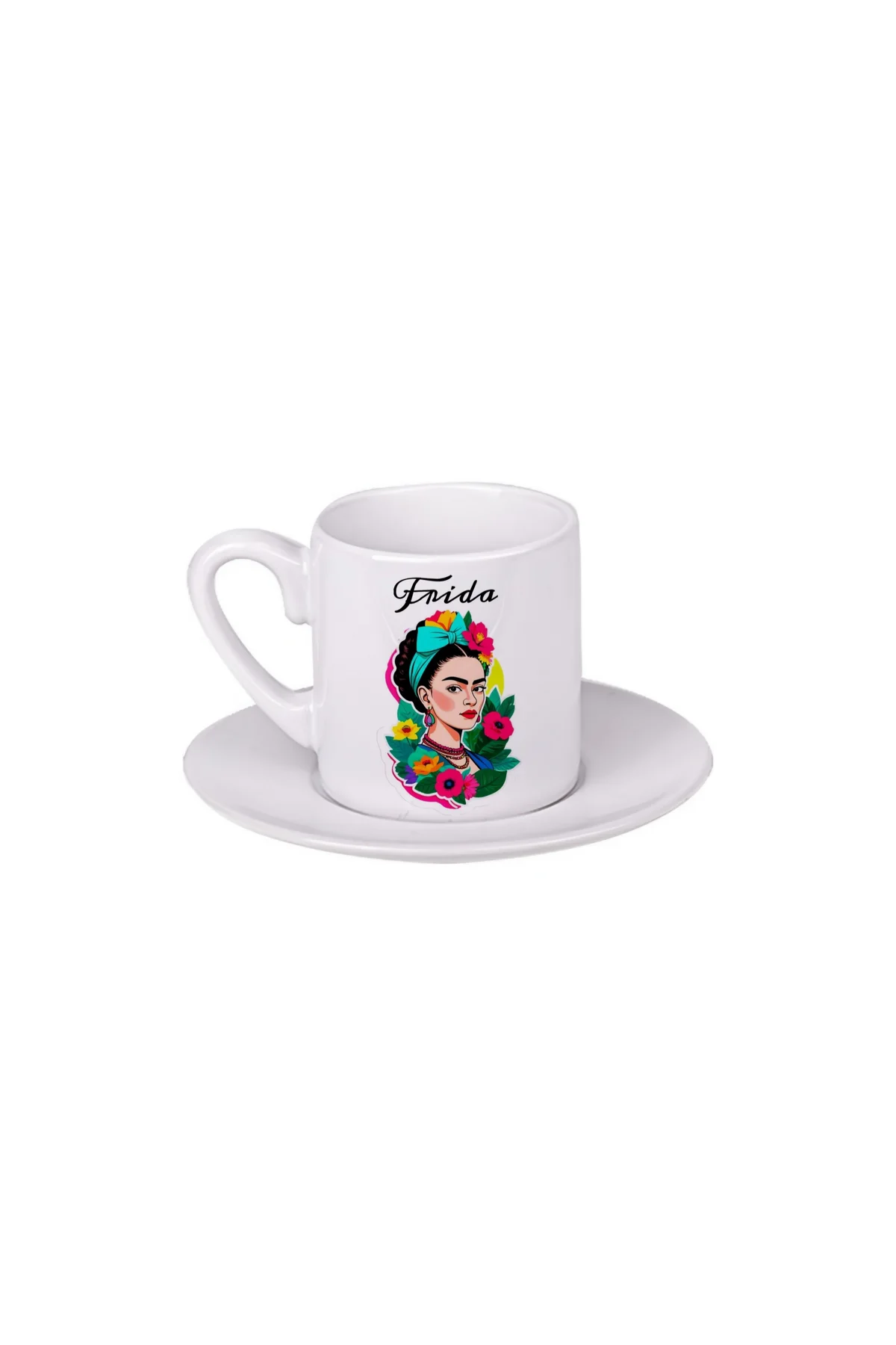 Frida Kahlo Türk Kahvesi Fincanı 042 Frida Kahlo Türk Kahvesi Fincanı 042