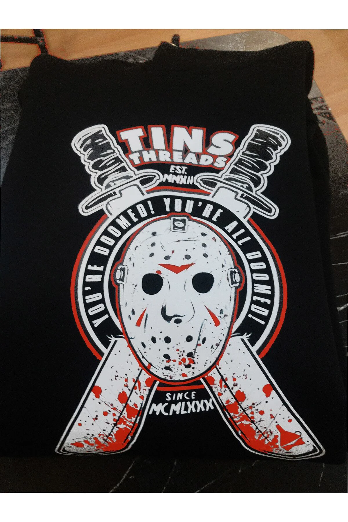 Friday The 13th Jason Baskılı 3ipl. Şardonlu, Kalın, Içi Polar %100 Pamuk Sweatshirt