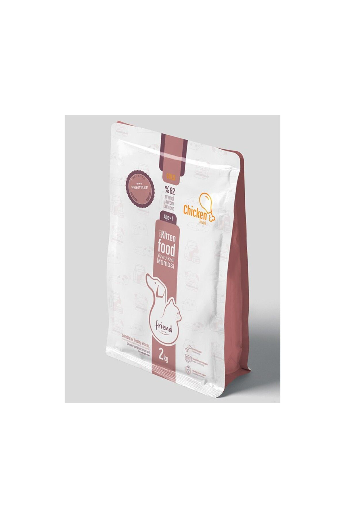 Friend Pet Premium Gold Yavru Kedi Maması Tavuklu 2 Kilo