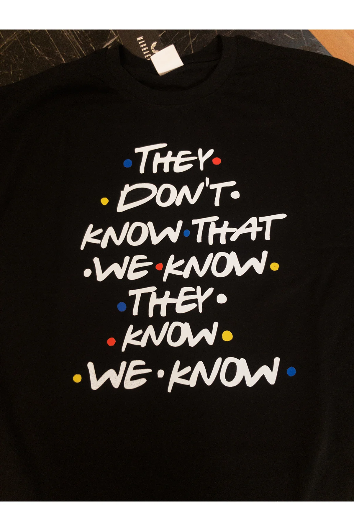 Friends Chandler Baskılı %100 Pamuk Oversize T-shirt Büyük Beden 