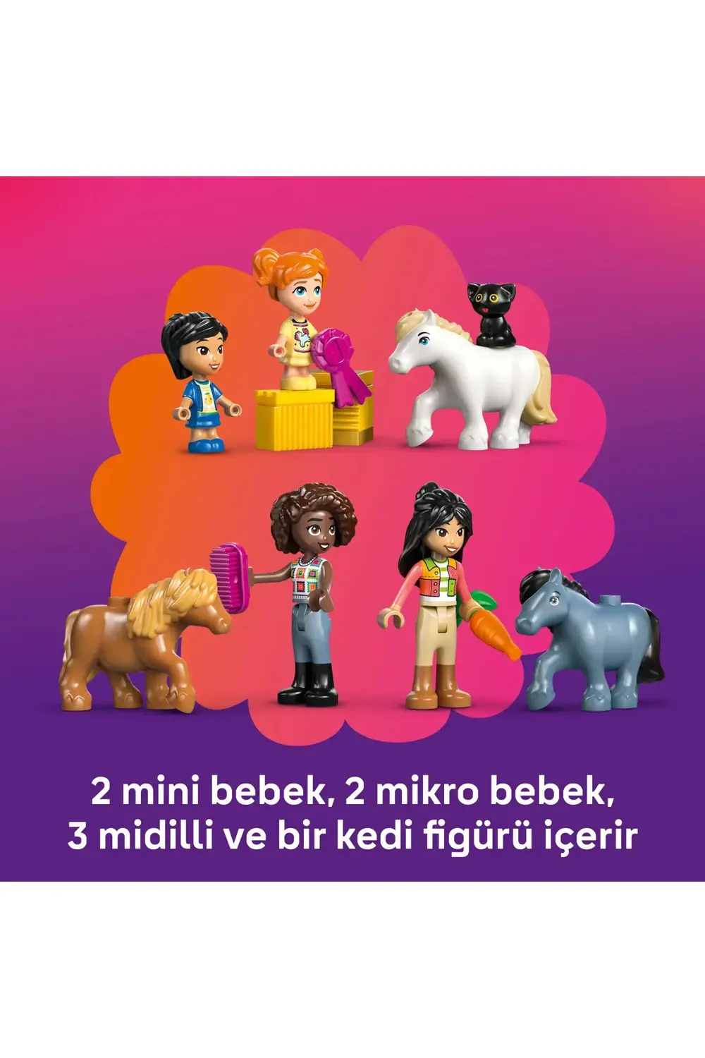 ® Friends Midilli Çiftliği ve Ahır 42654 - 7+ Çocuklar için Yarat