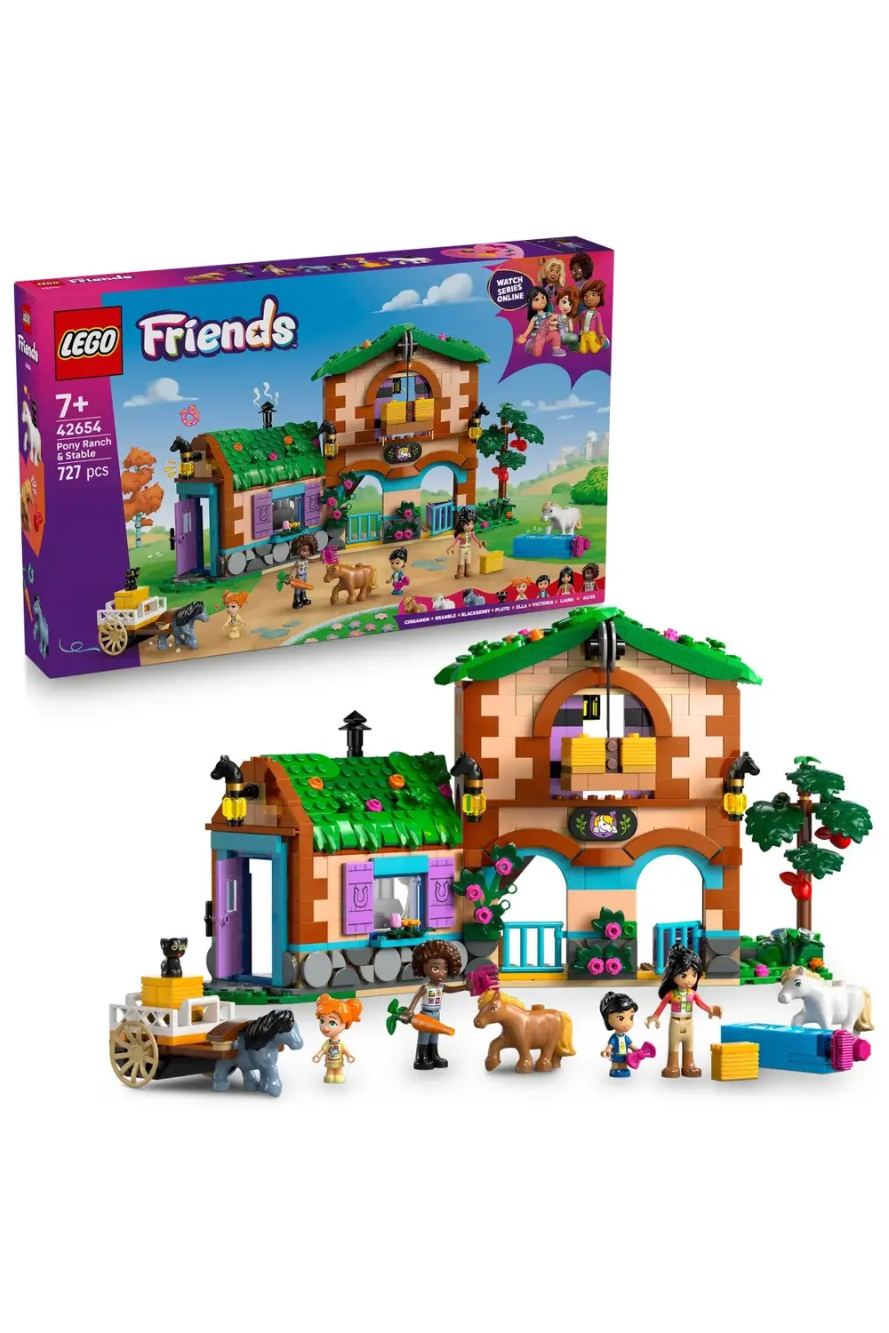 ® Friends Midilli Çiftliği ve Ahır 42654 - 7+ Çocuklar için Yarat