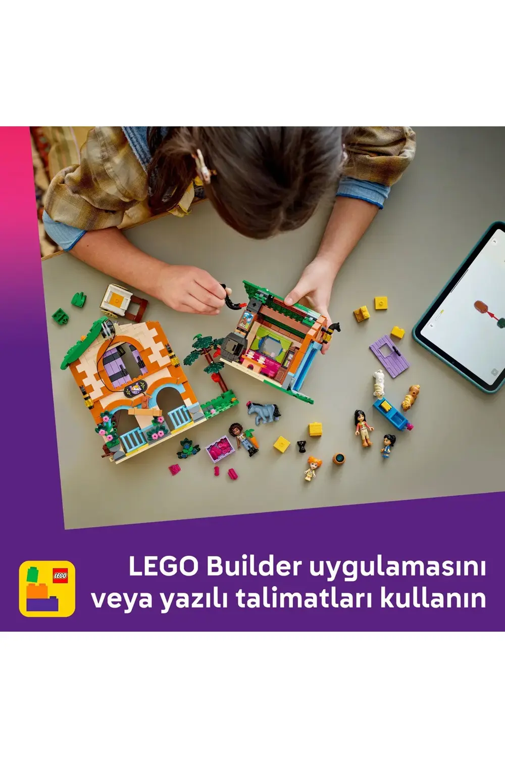 ® Friends Midilli Çiftliği ve Ahır 42654 - 7+ Çocuklar için Yarat