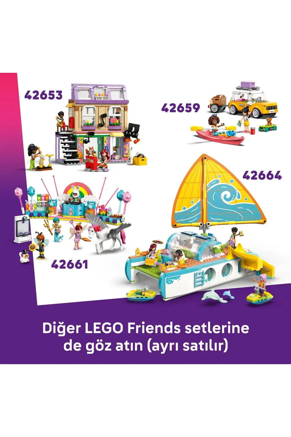 ® Friends Midilli Çiftliği ve Ahır 42654 - 7+ Çocuklar için Yarat