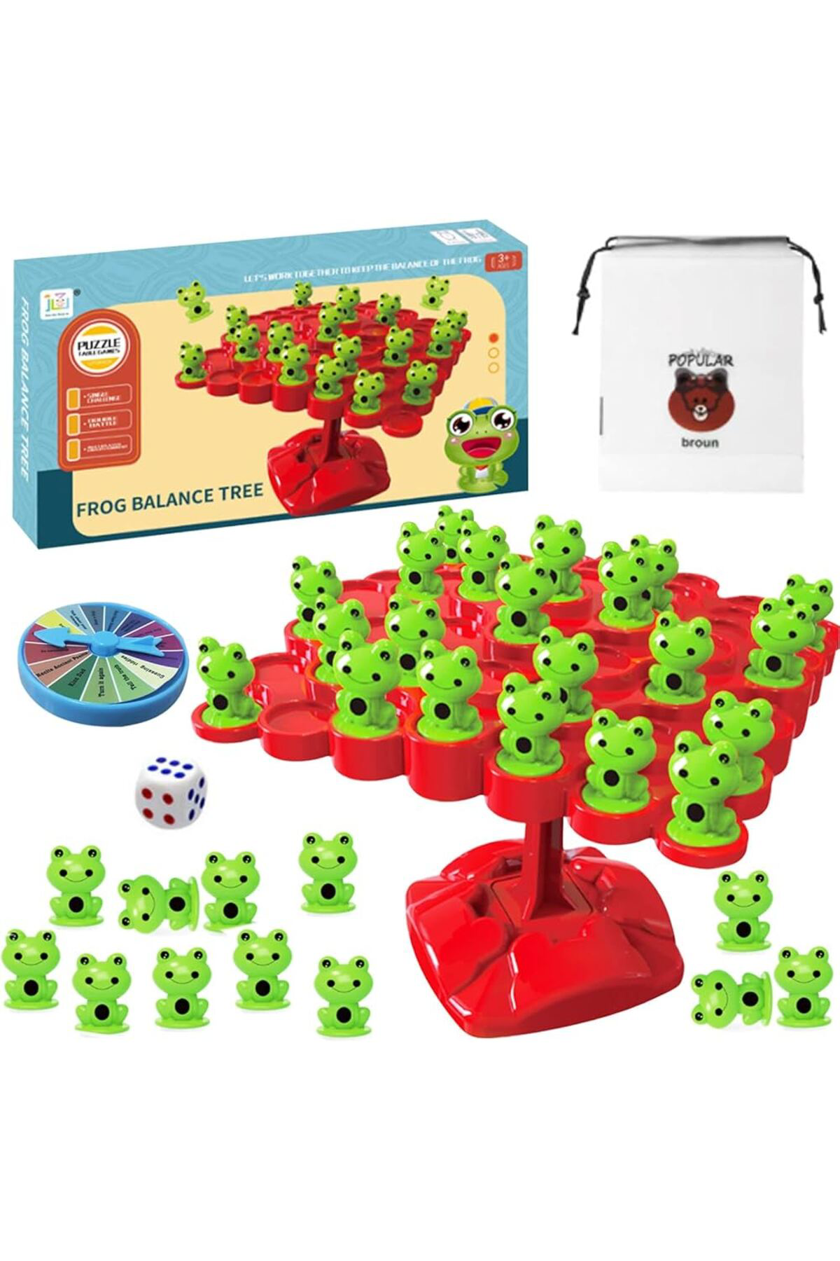 Arccollection Frog Kutbağa Denge Oyunu Frog Shaky Frog