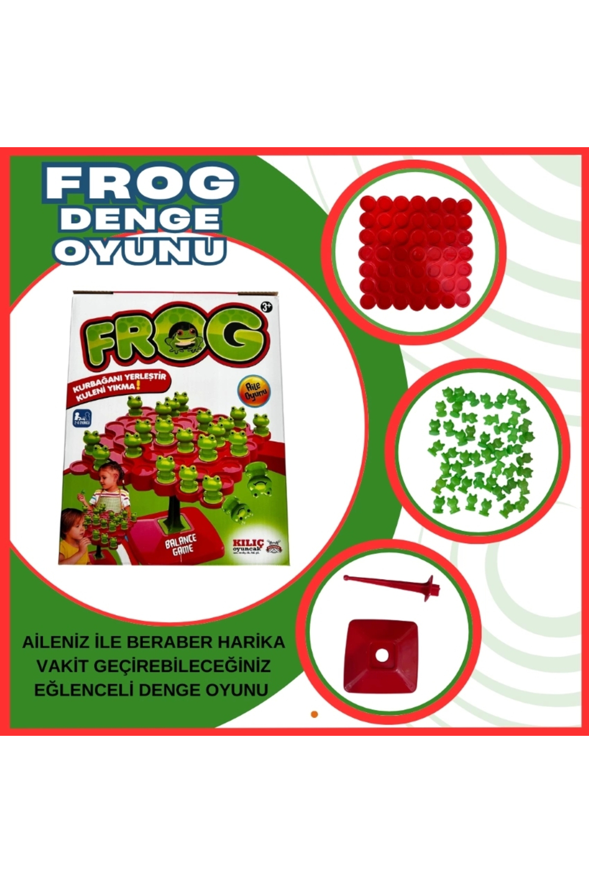 Kilic Oyuncak Frog Kutulu Denge Oyunu