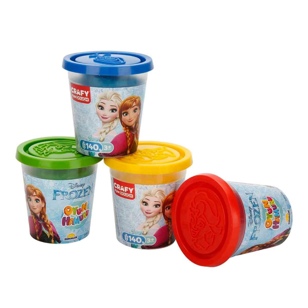 Frozen 4'lü Oyun Hamuru 560 gr Frozen 4'lü Oyun Hamuru 560 gr