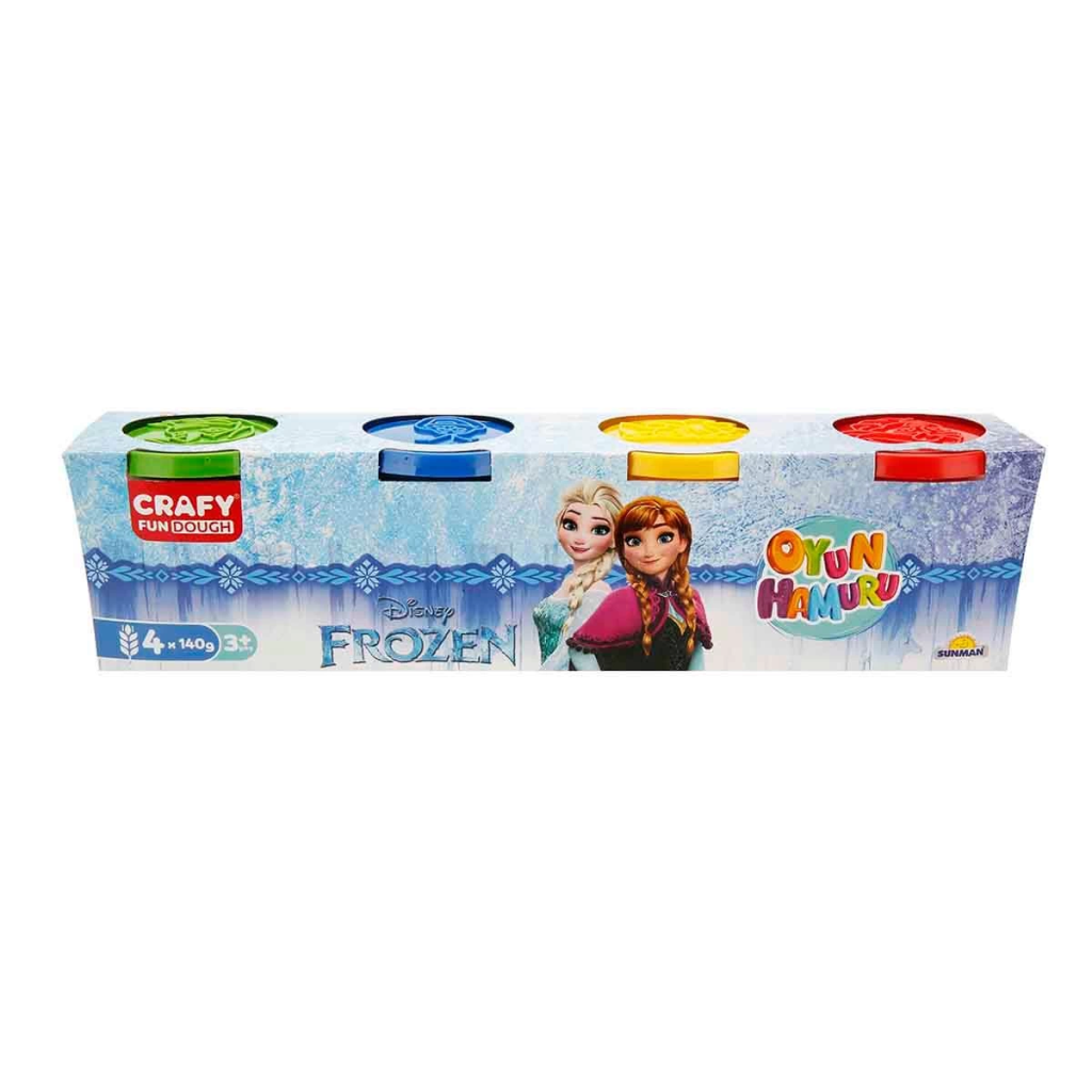 Frozen 4'lü Oyun Hamuru 560 gr Frozen 4'lü Oyun Hamuru 560 gr