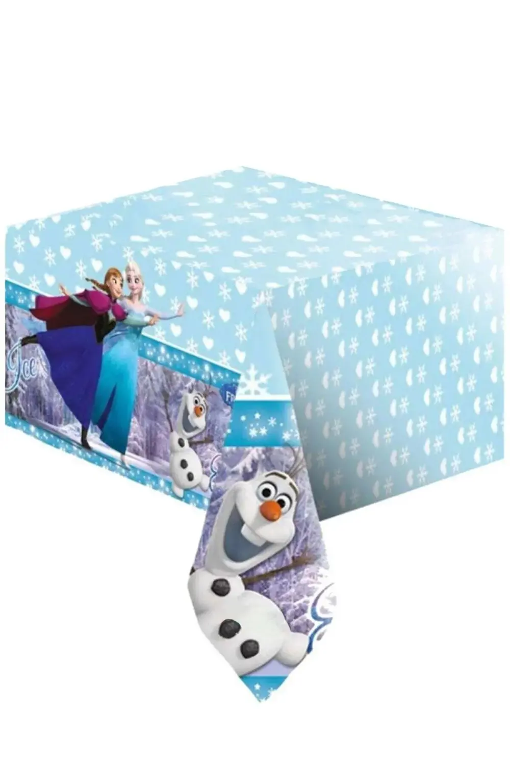 Frozen Karlar Ülkesi Elsa 16 Kişilik Mavi Doğum Günü Parti Malzem