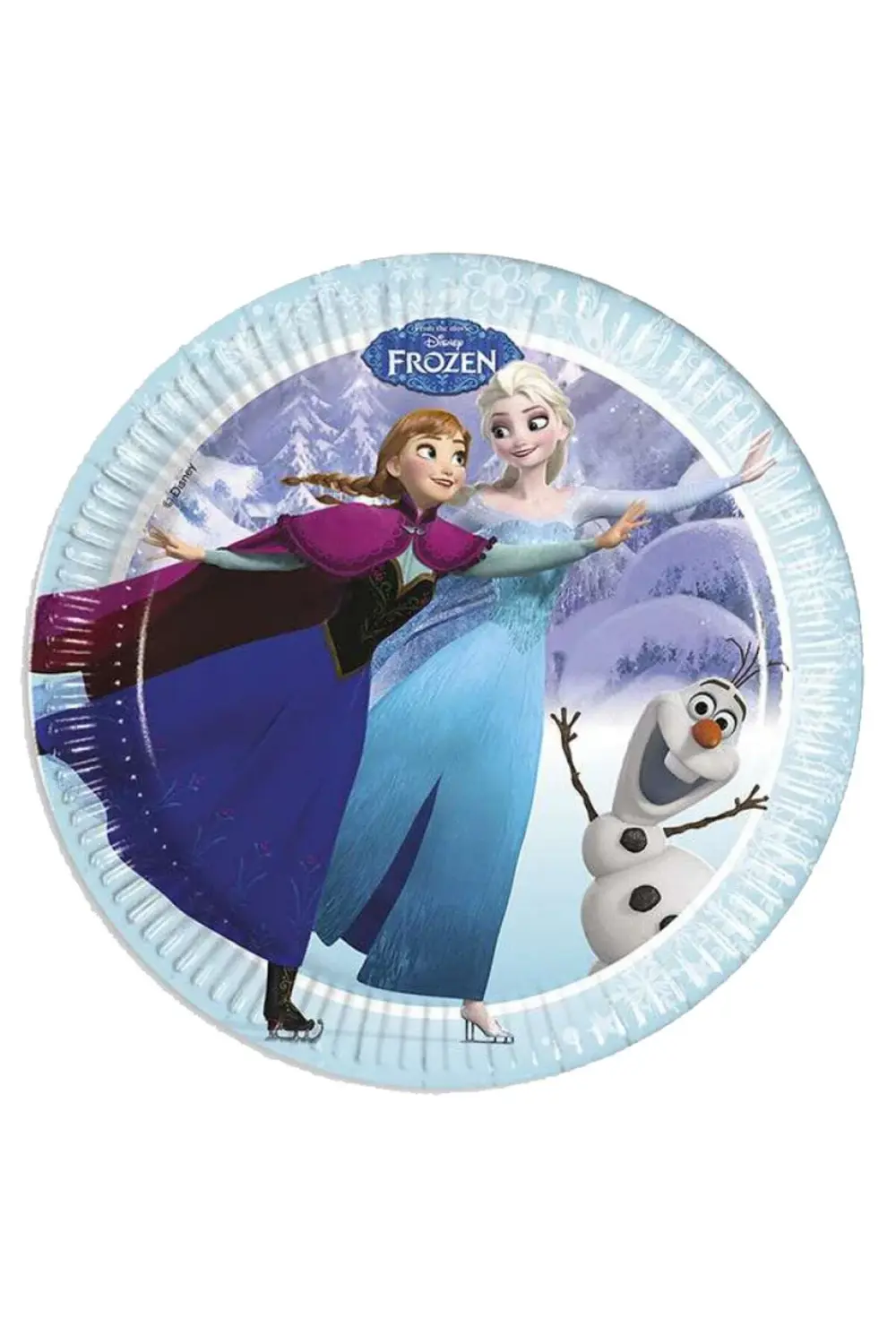 Parti Kırtasiye Frozen Karlar Ülkesi Elsa 16 Kişilik Mavi Doğum Günü Parti Malzem