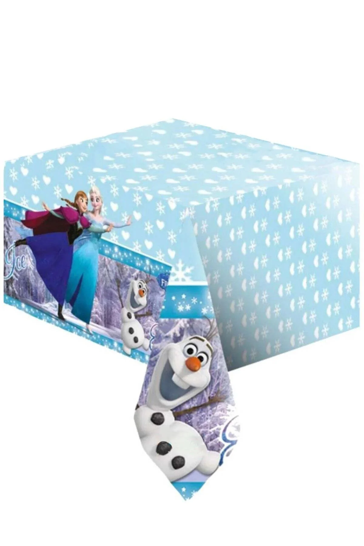 Frozen Karlar Ülkesi Elsa 16 Kişilik Mavi Doğum Günü Parti Malzem