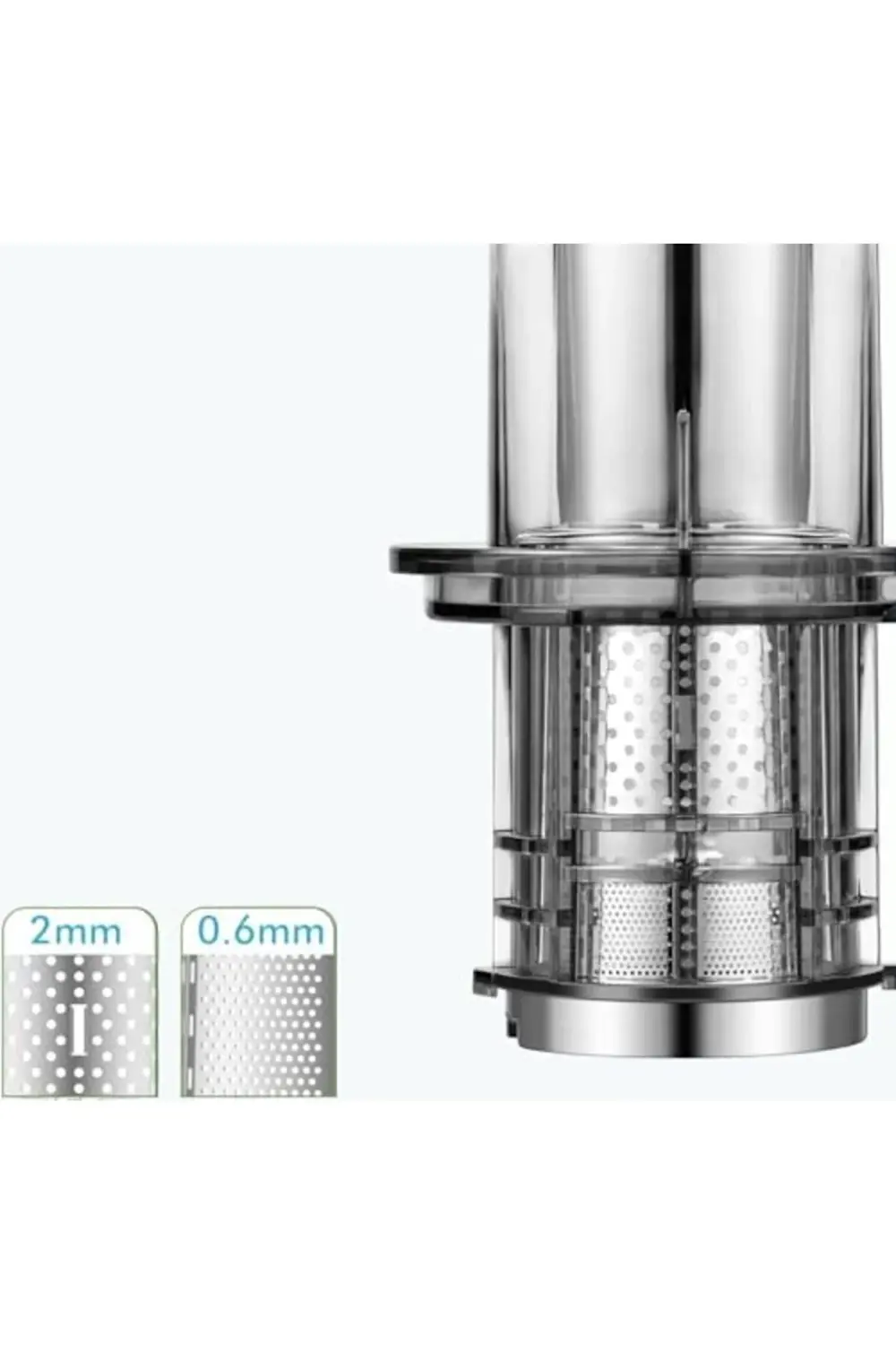 FruitForce 8 Segmentli 180W Katı Meyve ve Sebze Sıkacağı (gri) 39