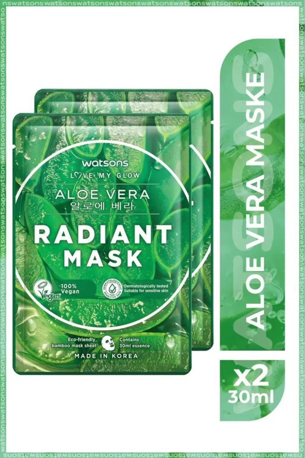 Fruity Maske Aloe Vera Radiant Maske * 2 Adet
