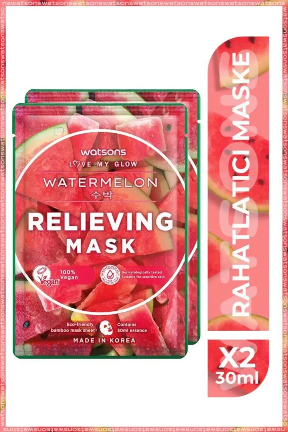 Fruity Maske Watermelon Relieving Maske * 2 Adet