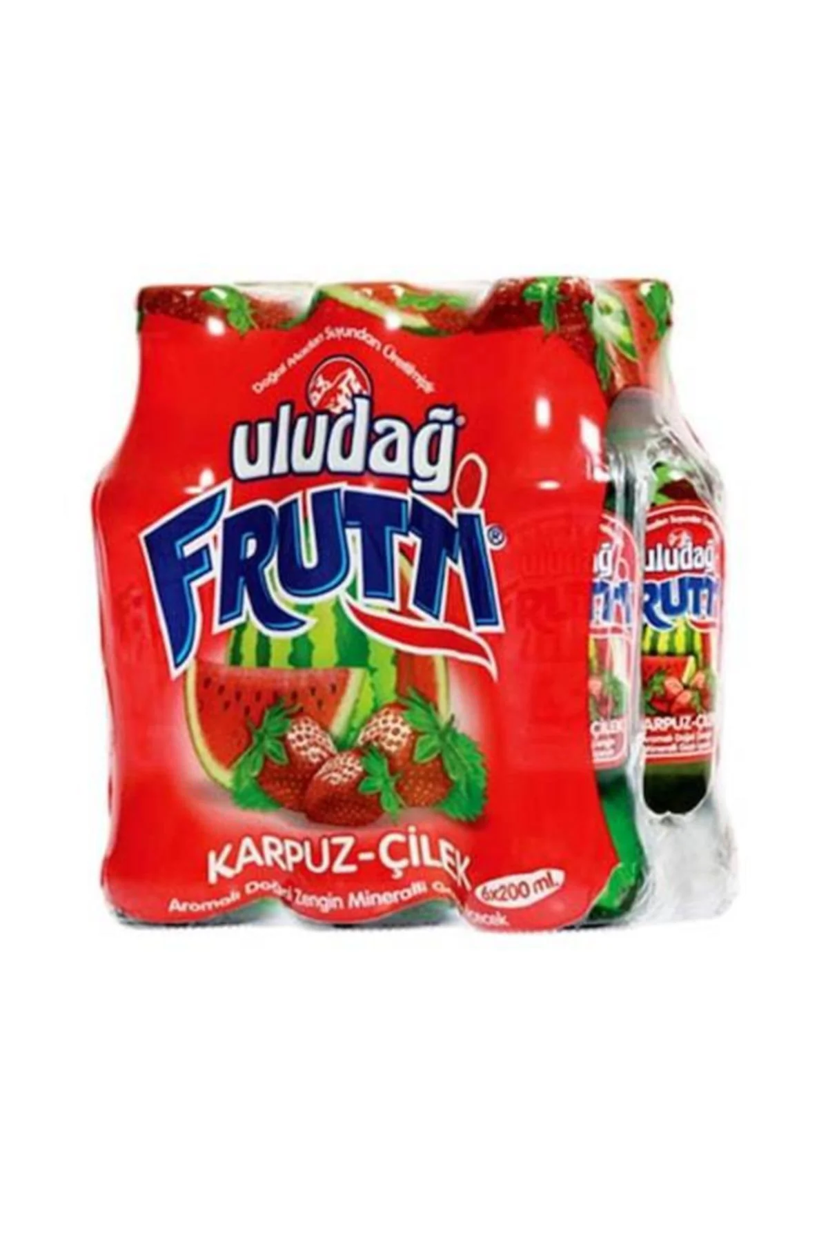 Frutti Meyveli Soda 200 Ml Karpuz Çilek X 24 Adet