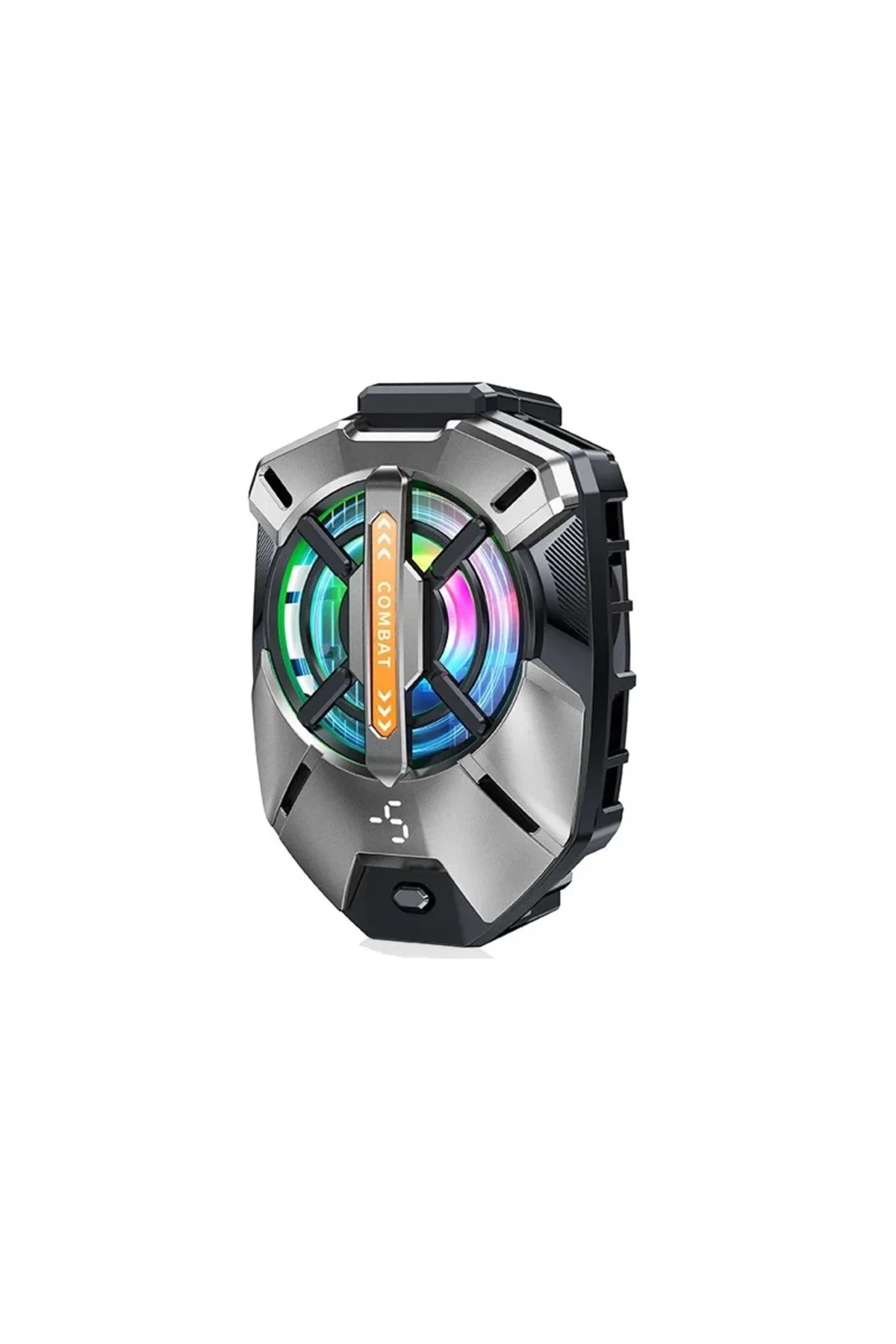 FS09 Kıskaçlı Cep Telefonu Soğutucu | RGB Işıklı, Dijital Ekranlı, 3 Kademeli Fan FS09 Kıskaçlı Cep Telefonu Soğutucu | RGB Işıklı, Dijital Ekranlı, 3 Kademeli Fan