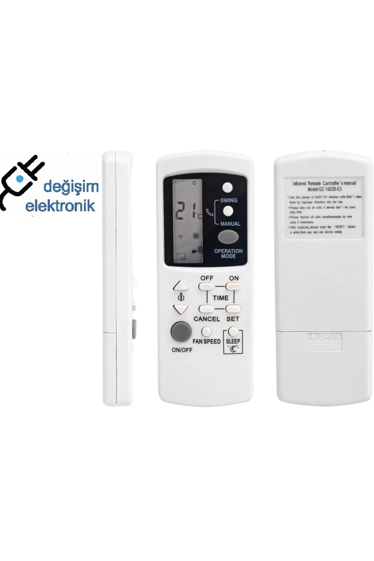 Fujicool Gz-1002b-e3 Klima Kumandası Fujicool Gz-1002b-e3 Klima Kumandası
