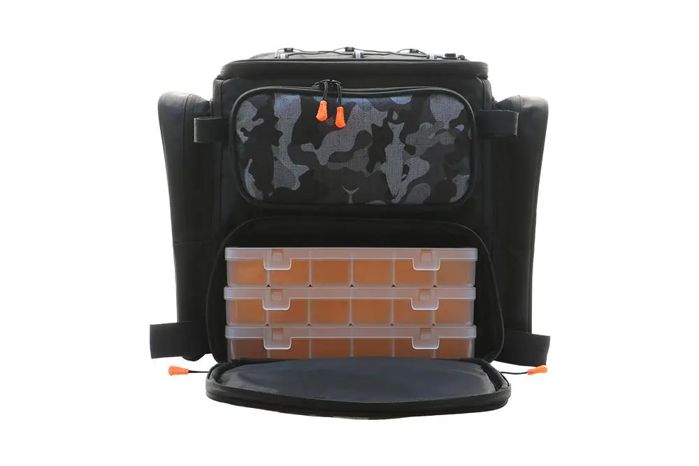 Fujin Black Camo BackPack - Balıkçı Sırt Çantası