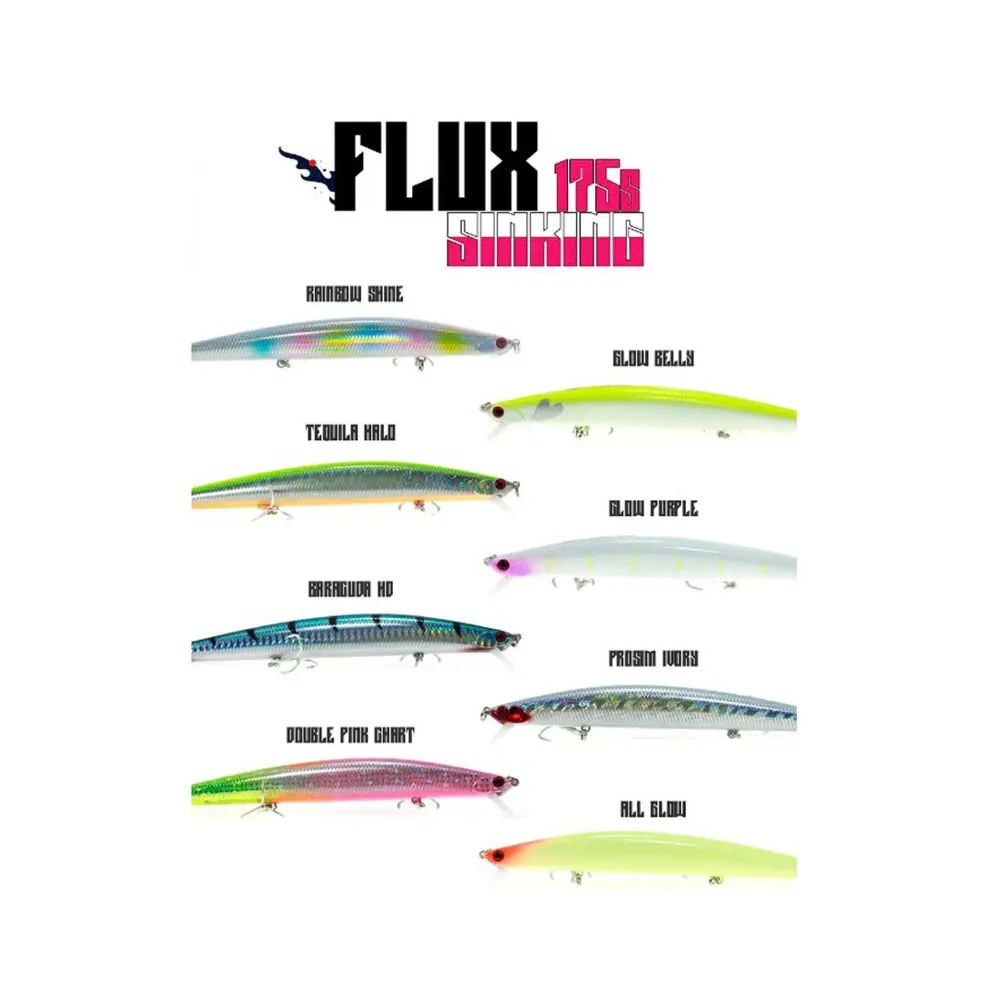 Fujin Flux 175S 175mm 29gr #176 Rainbow Shine Fujin Flux 175S 175mm 29gr #176 Rainbow Shine