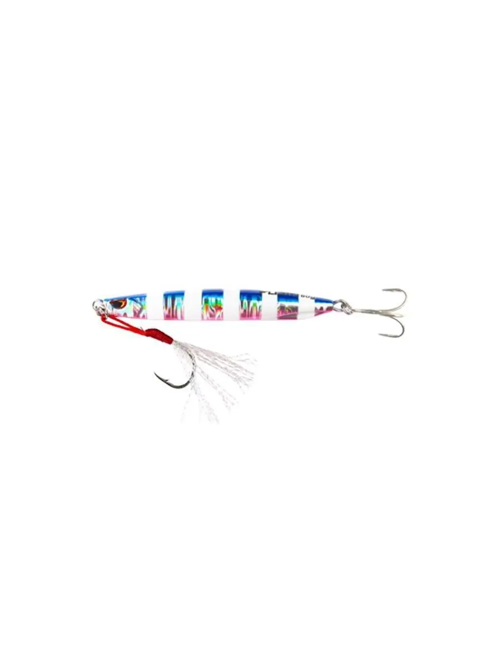 Fujin Metal Cast 20gr Light Jig Metal Yem MT12 Blue Pink Zebra Gl