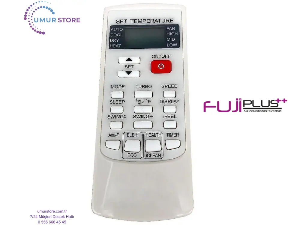 Fujiplus FP-12AX/19 Uyumlu Klima Kumandası