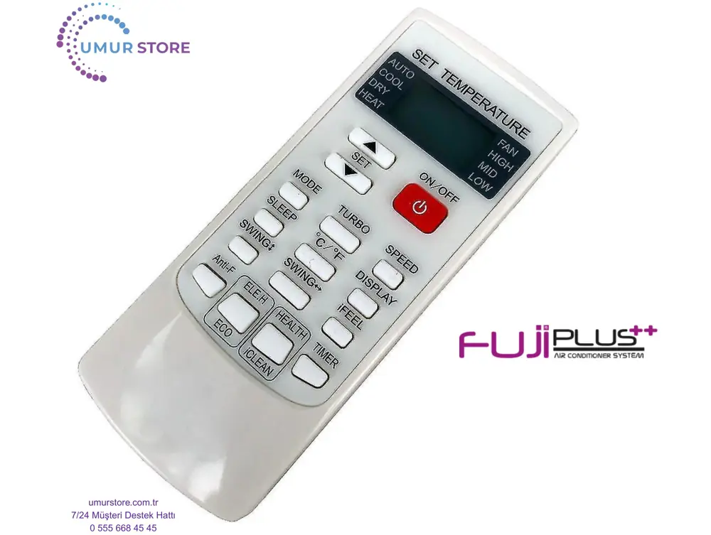 Fujiplus FP-12AX/19 Uyumlu Klima Kumandası