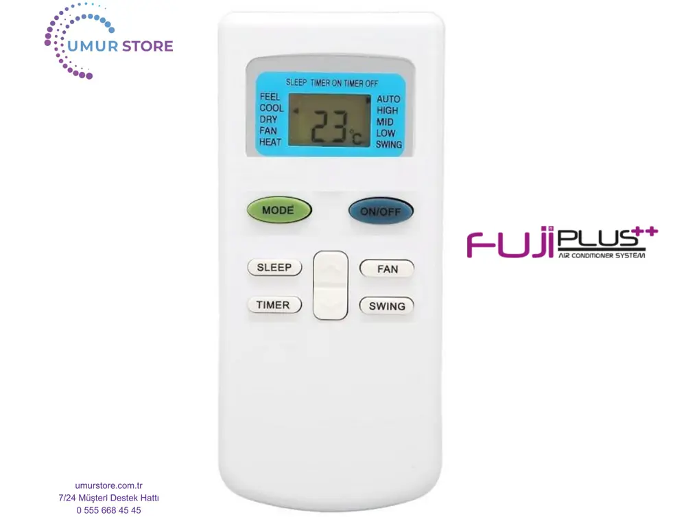 Fujiplus FP-12/TI Uyumlu İnverter Klima Kumandası Fujiplus FP-12/TI Uyumlu İnverter Klima Kumandası