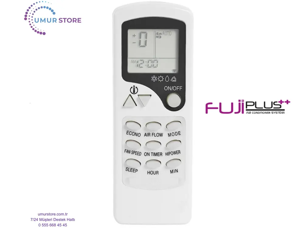 Fujiplus FP-48C/18 Uyumlu Salon Tipi Klima Kumandası Fujiplus FP-48C/18 Uyumlu Salon Tipi Klima Kumandası
