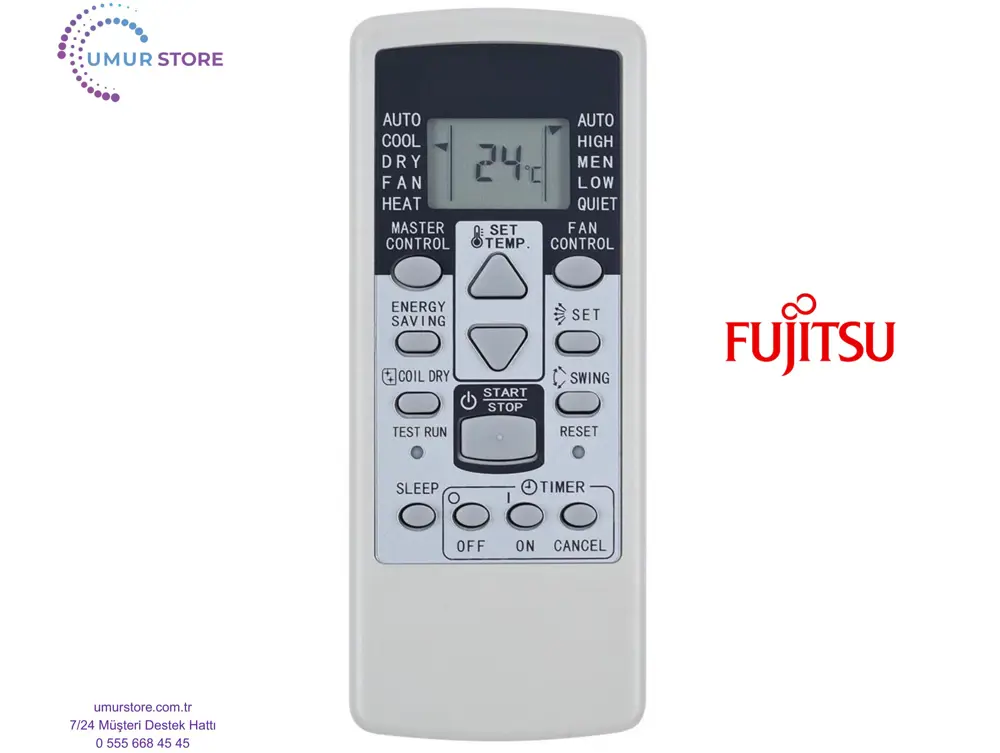 Fujitsu AQYR09LKC Uyumlu Klima Kumandası Fujitsu AQYR09LKC Uyumlu Klima Kumandası