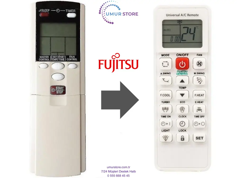 Fujitsu General AR-DL3 Klima Kumandası Fujitsu General AR-DL3 Klima Kumandası