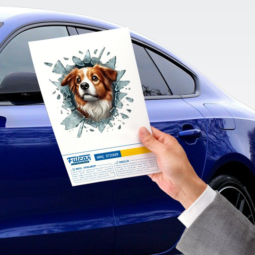 Just Cheap Store Fulcar Australian Shepherd Araç Stickeri