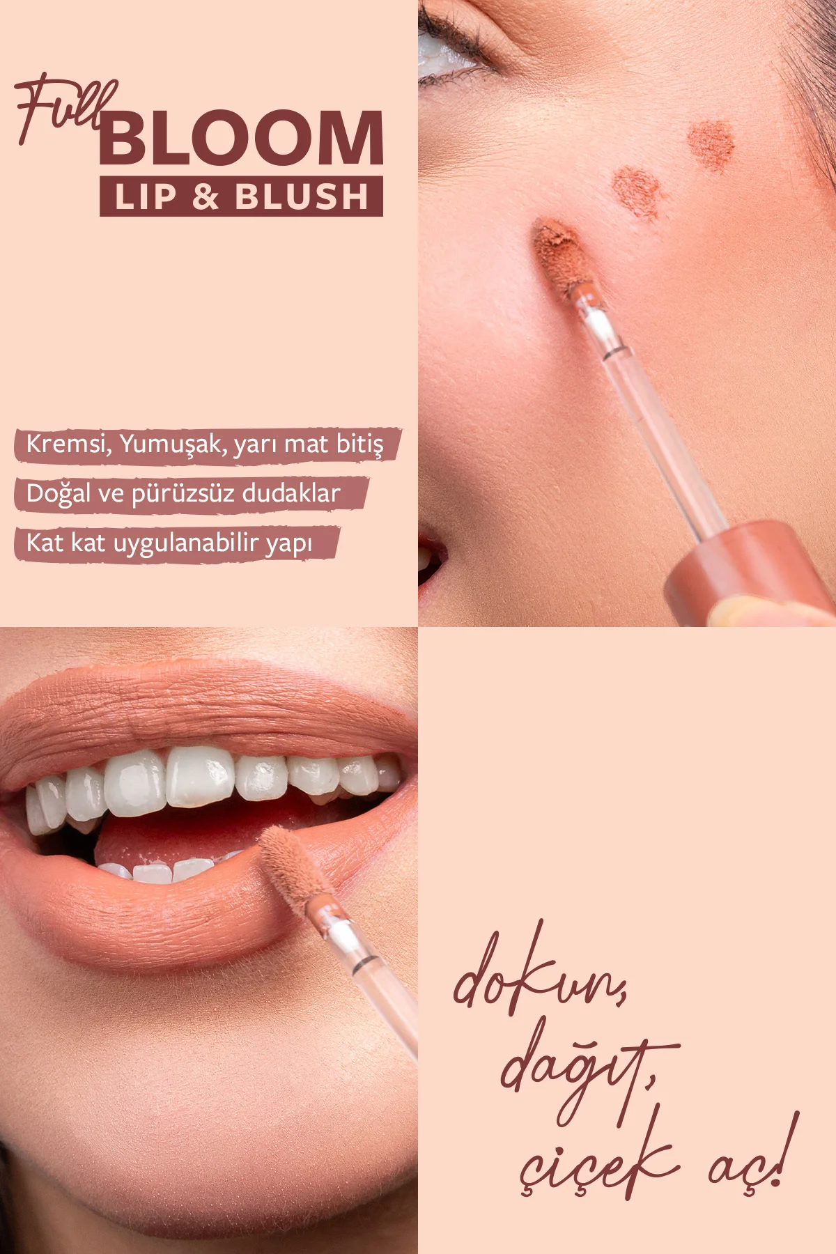 Full Bloom Lip & Blush No:71 Vanilluxe - 4.3 ml Fiyatı, Yorumları ve Özellikleri