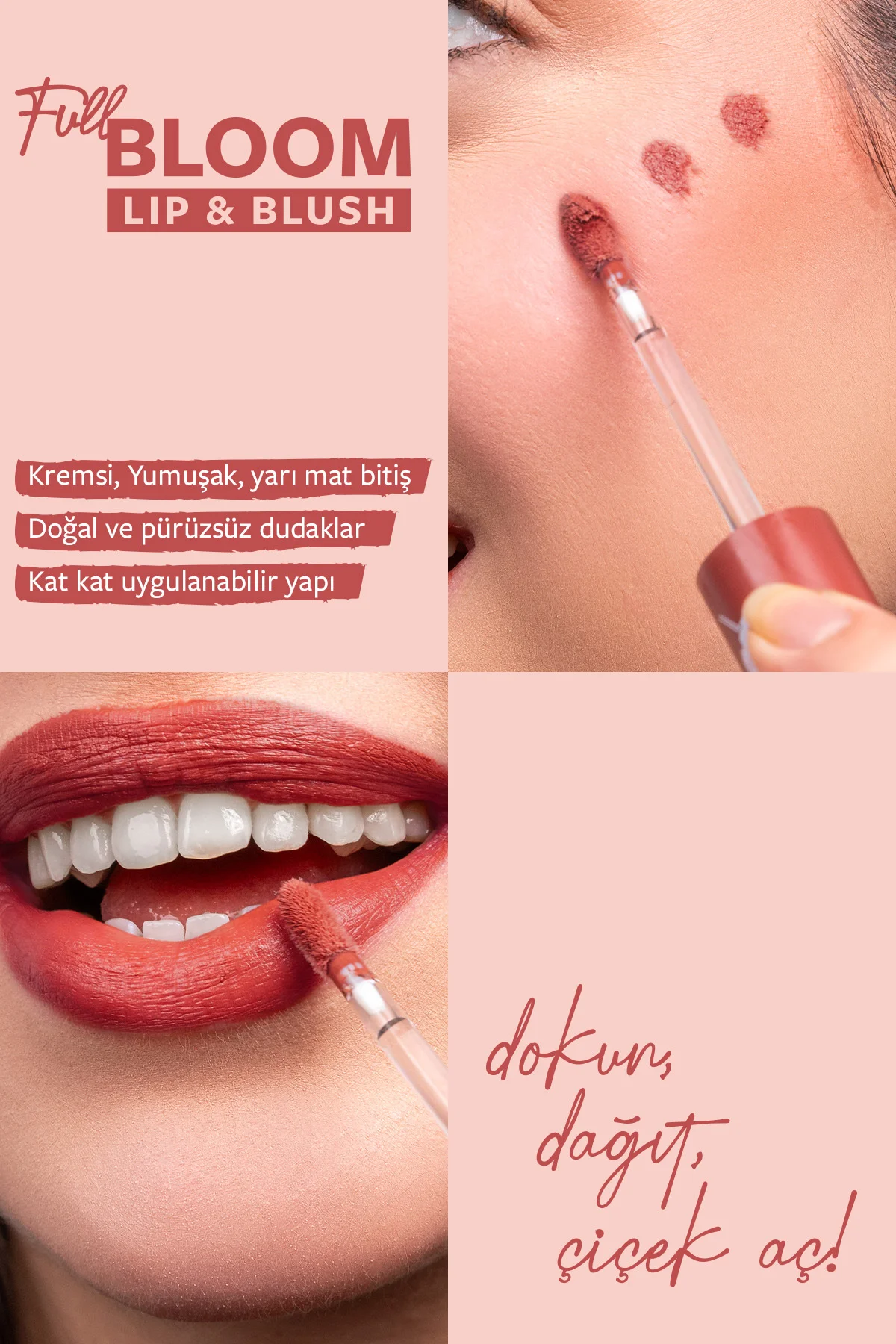 Full Bloom Lip & Blush No: 78 Sienna - 4.8 ml Fiyatı, Yorumları ve Özellikleri