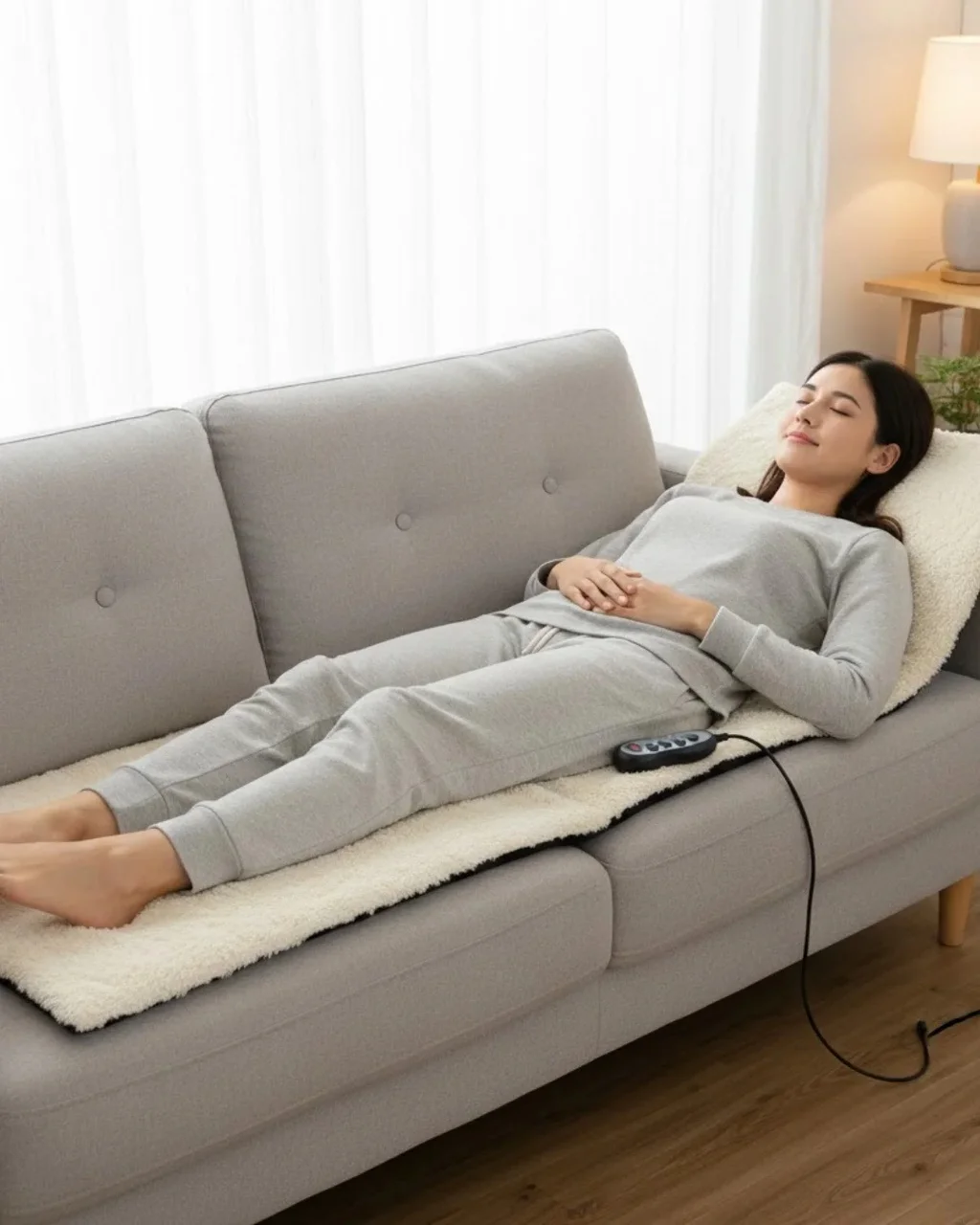 Full Body Masaj Minderi Isı Ve Titreşim Destekli Çok Renkli