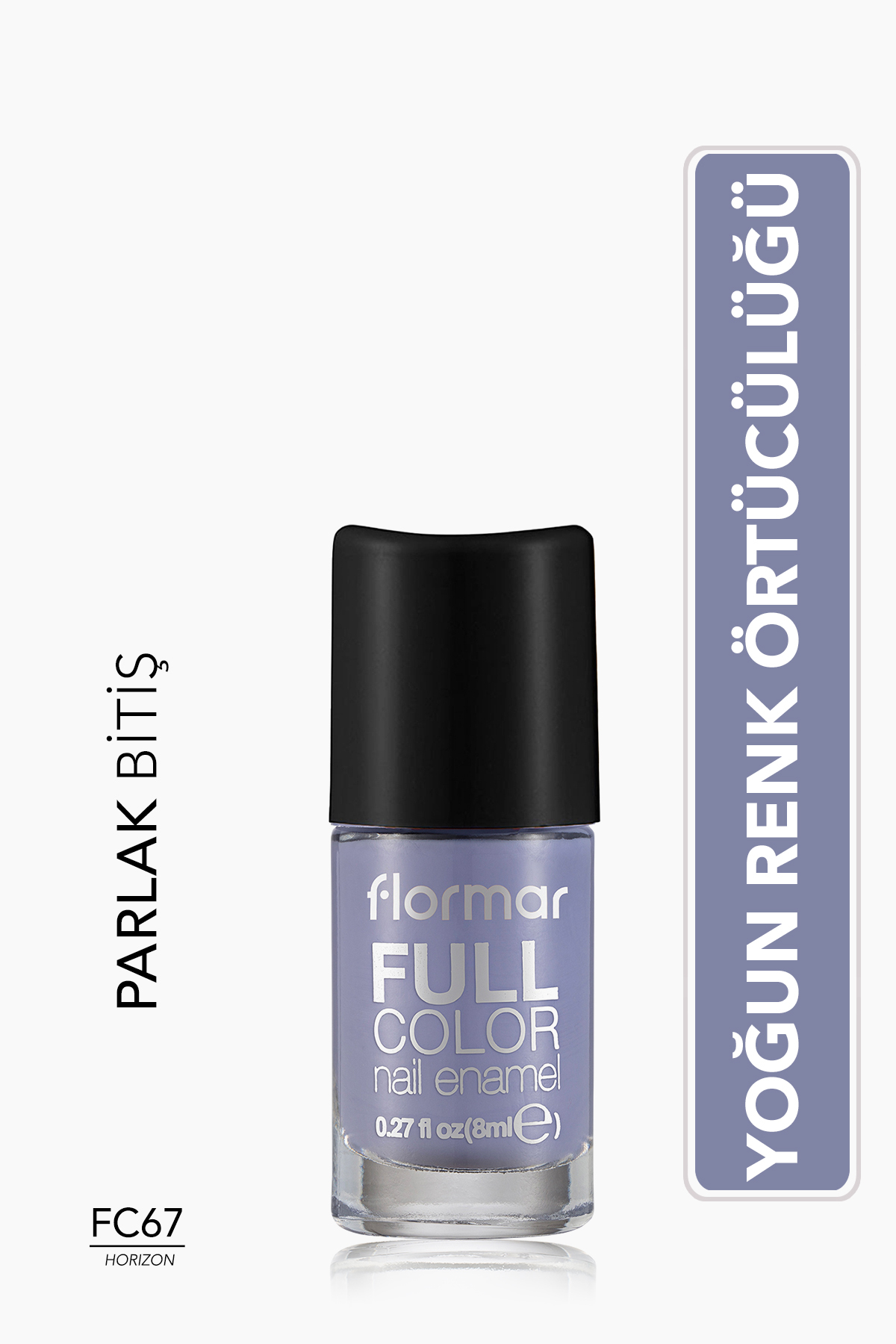 Flormar Full Color Ultra Yüksek Pigmentli & Parlak Bitişli Oje