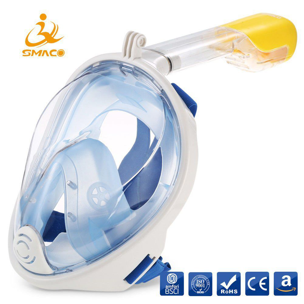 Evimdeyokyok Full Face Şnorkel Dalış Maske Tam Yüz Anti-Sis Ve Sızıntı S/M Tdr