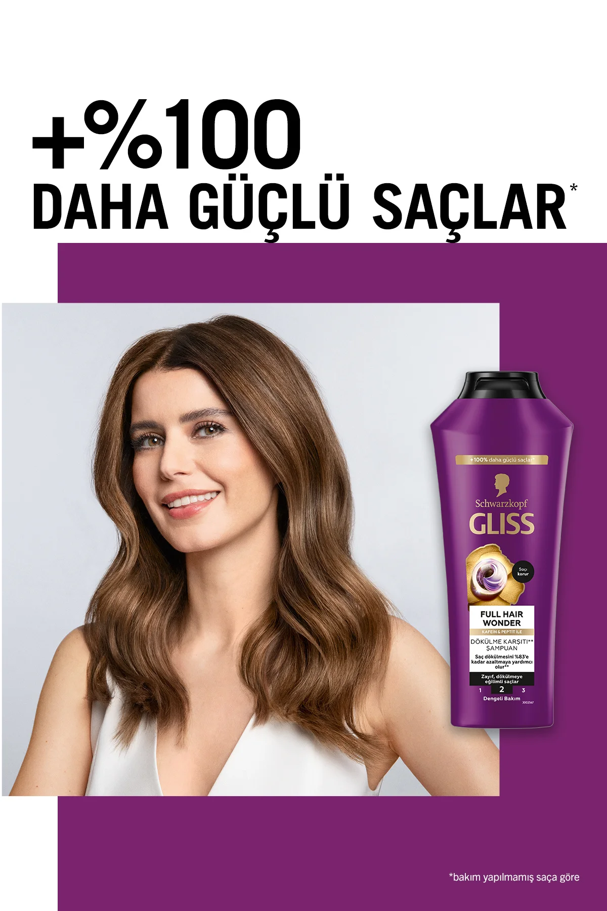 Full Hair Wonder Dökülme Karşıtı Şampuan 400ml Saç Kremi 360ml Sıvı Saç Kremi 200 ml