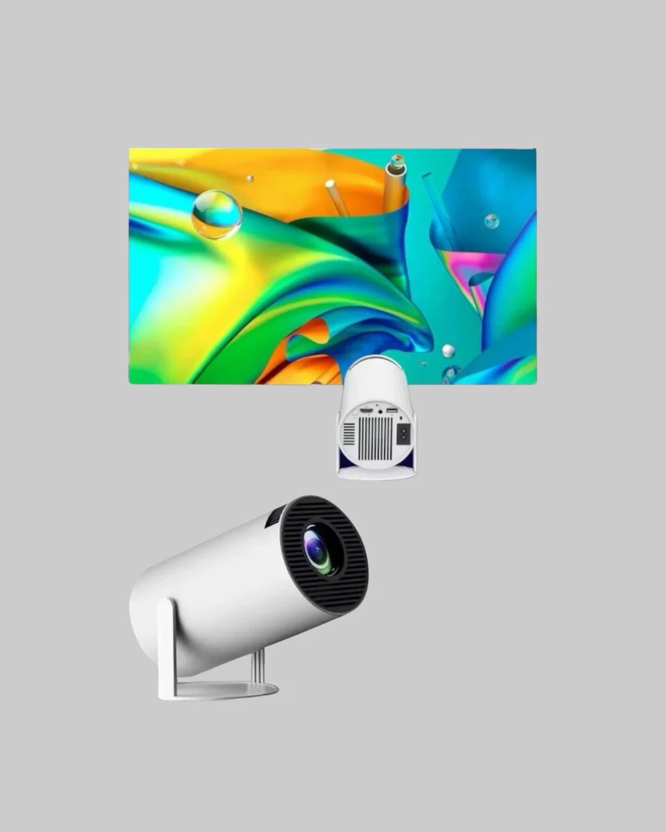 Full HD 4K Destekli Akıllı Projeksiyon – 130 inç Ekran, 160 ANSI Lümen, Kablosuz Bağlantı