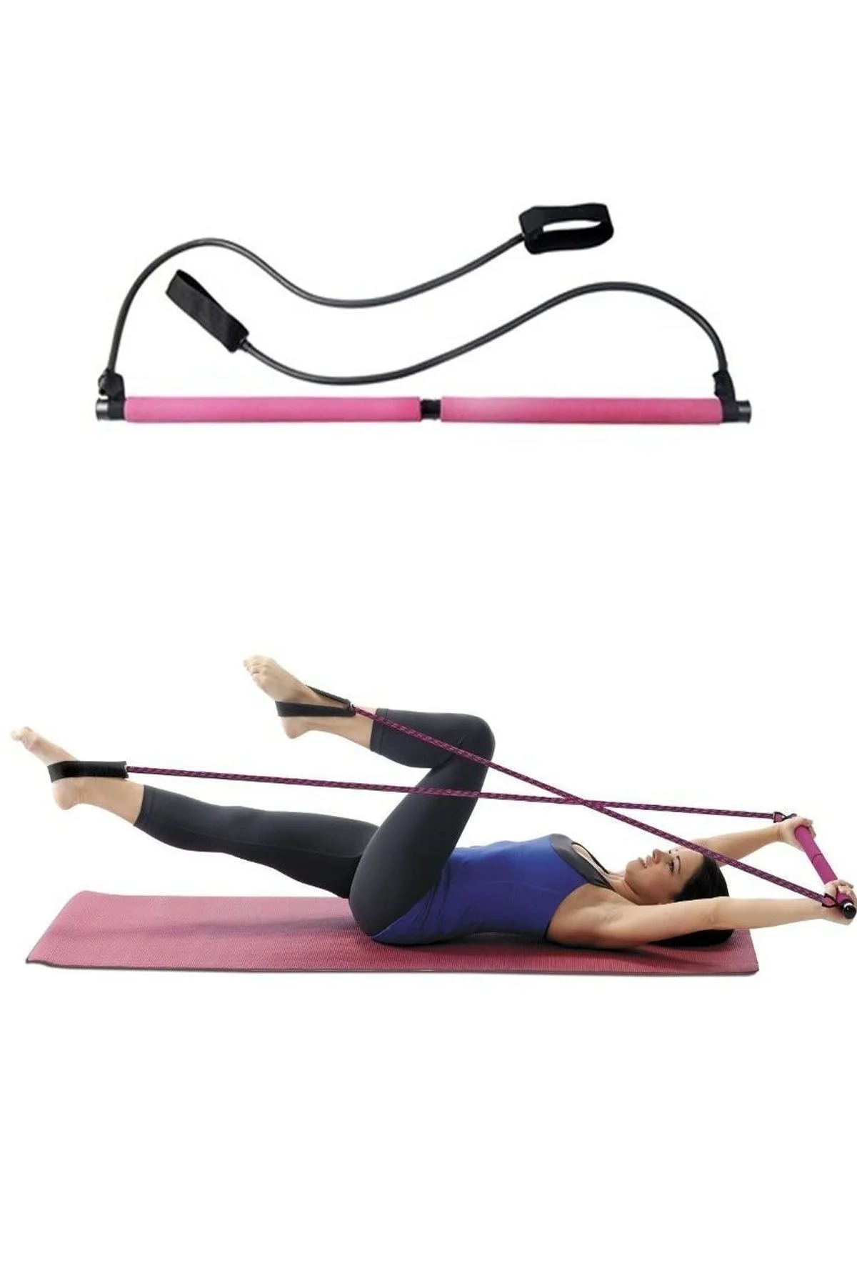Full Pilates Seti Topu Tam Set Pilates Çemberi Pilates Minderi Ma