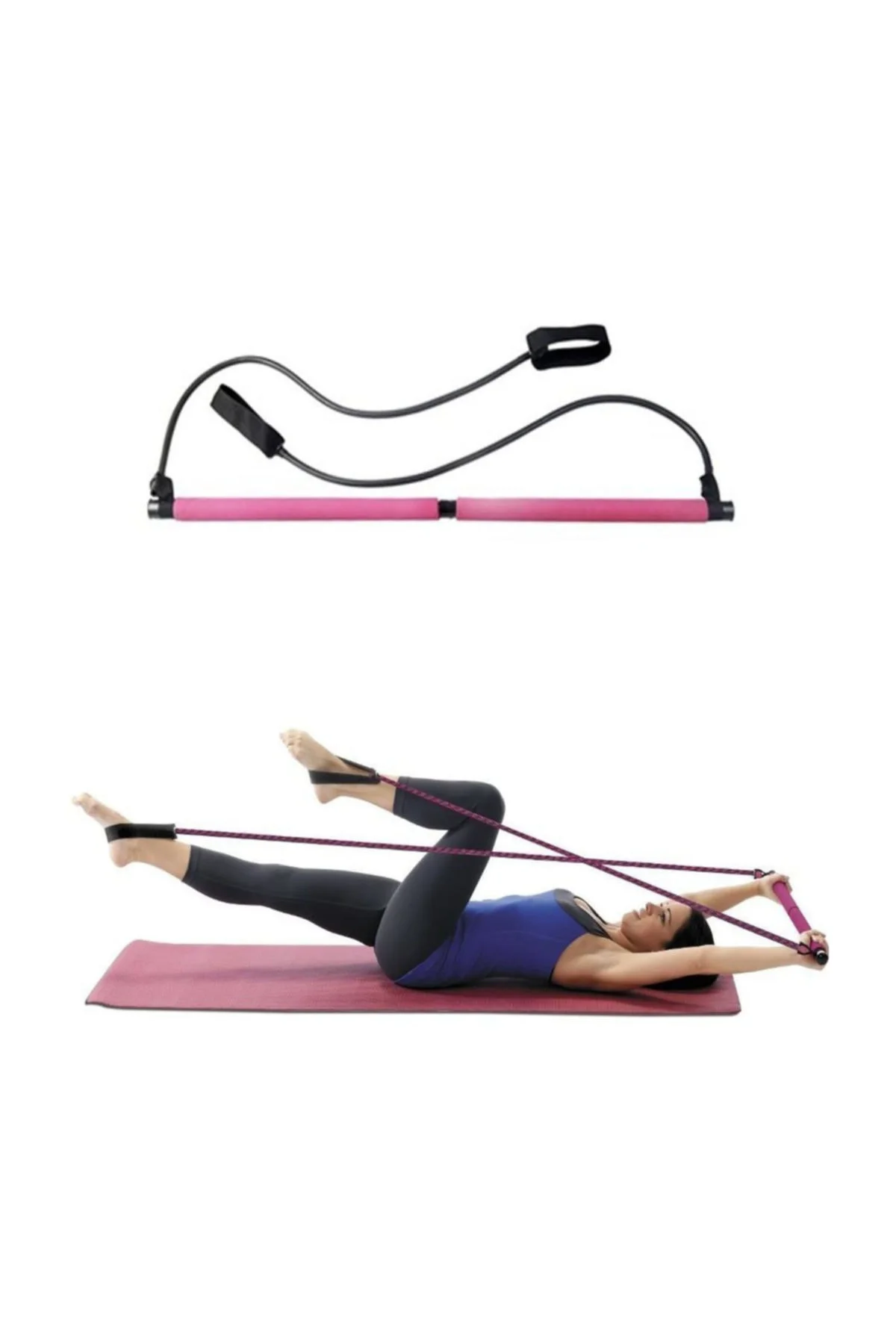Full Pilates Seti Topu Tam Set Pilates Çemberi Pilates Minderi Mat Studio Revoflex Dambıl
