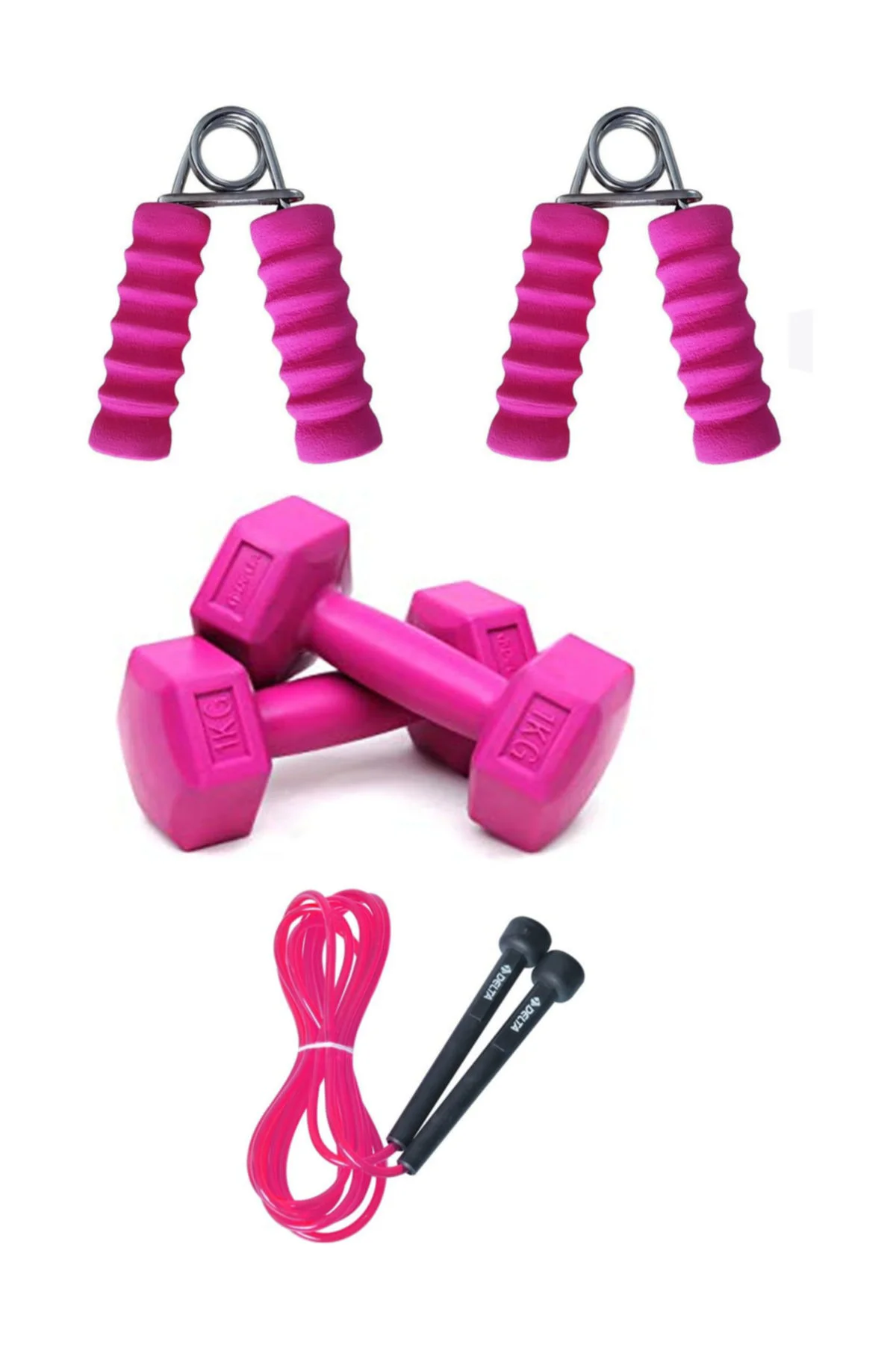 Full Pilates Seti Topu Tam Set Pilates Çemberi Pilates Minderi Mat Studio Revoflex Dambıl