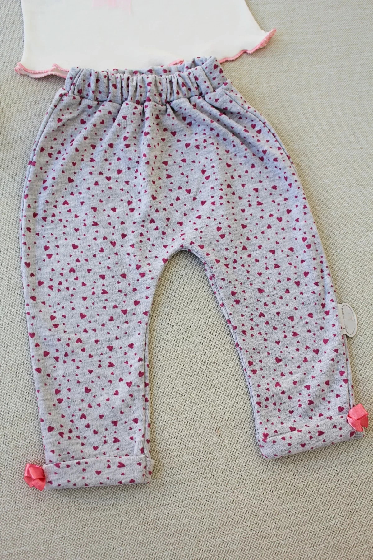 Onlinebutik Full Star Nakışlı Şapkalı Uzun Kollu Sweat 3Lü Erkek Bebek Takımı