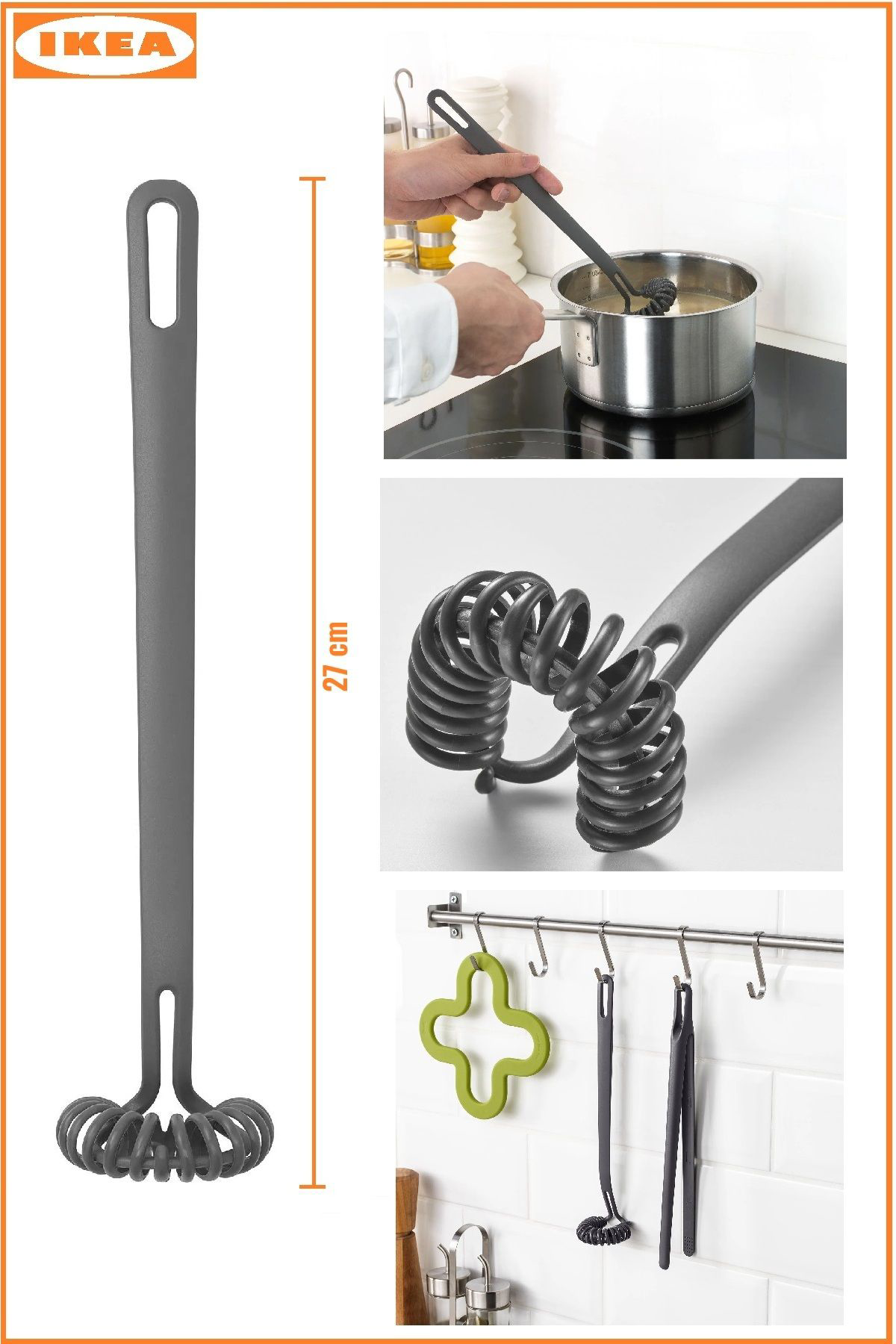 İkea Fullandad Çirpici Gri Fullandad Çirpici Gri 27 Cm Rl